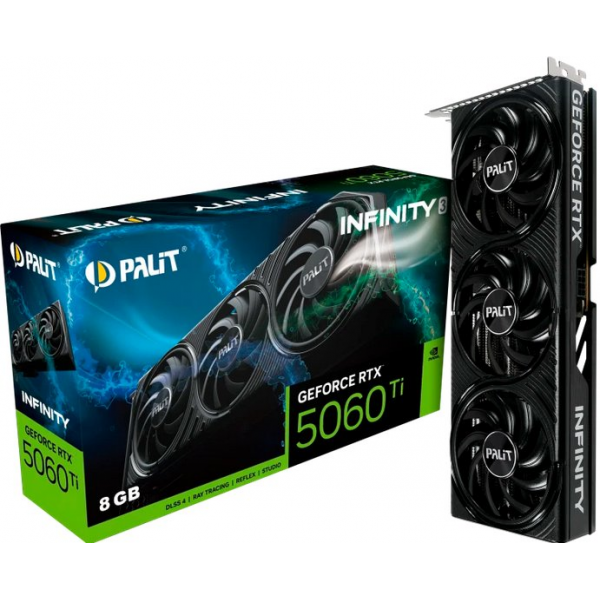 Видеокарта Palit GeForce RTX 5060 Ti Infinity 3 8Gb